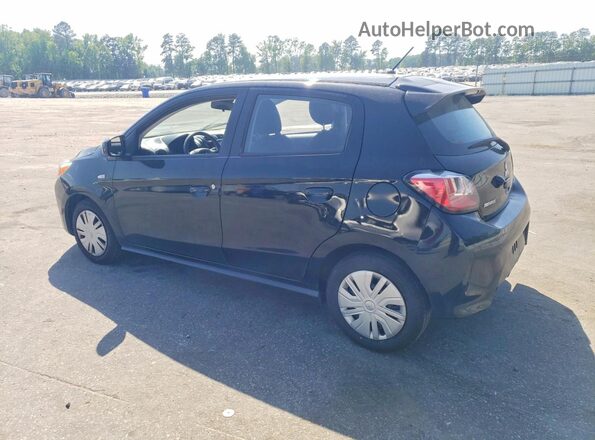 ML32AUHJ7MH008438 2021 MITSUBISHI MIRAGE Black Задня ліва чверть
