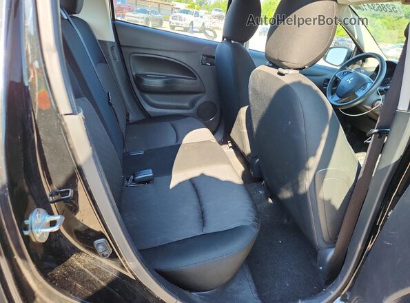 ML32AUHJ7MH010576 2021 MITSUBISHI MIRAGE Black Vista de los asientos traseros