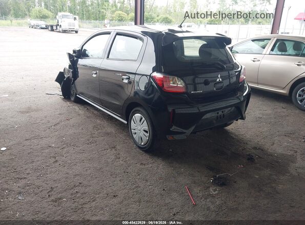 ML32AUHJ7MH012232 2021 MITSUBISHI MIRAGE Black Задня ліва чверть