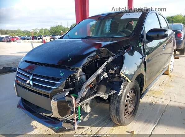 ML32AUHJ7NH005346 2022 MITSUBISHI MIRAGE Black Vista frontal