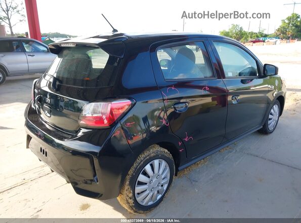 ML32AUHJ7NH005346 2022 MITSUBISHI MIRAGE Black Trasero derecho