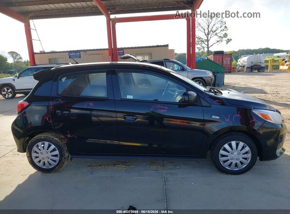 ML32AUHJ7NH005346 2022 MITSUBISHI MIRAGE Black Vista interior trasera