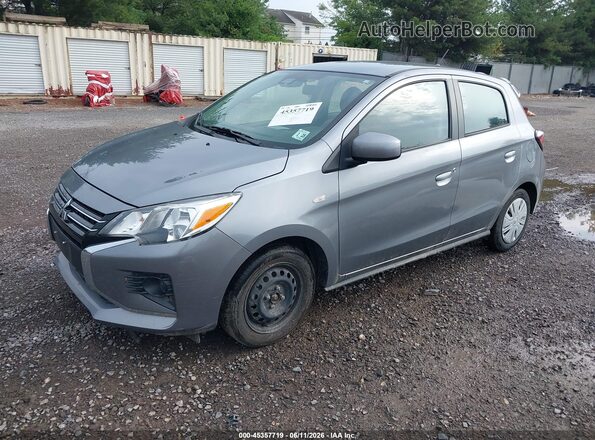 ML32AUHJ7PH001638 2023 MITSUBISHI MIRAGE Gray Առջևի ձախ երեք քառորդ տեսարան
