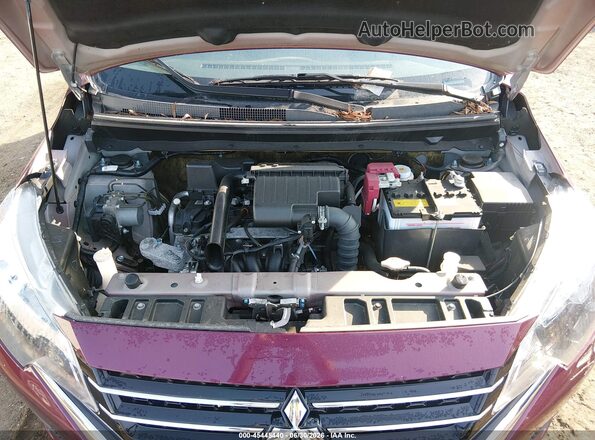 ML32AUHJ7RH010097 2024 MITSUBISHI MIRAGE Burgundy Հետևի տեսք