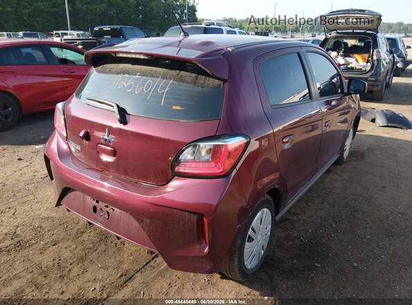 ML32AUHJ7RH010097 2024 MITSUBISHI MIRAGE Burgundy Հետևի աջ