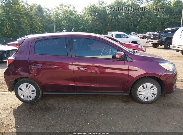 ML32AUHJ7RH010097 2024 MITSUBISHI MIRAGE Burgundy Սարքավորումների վահանակի տեսք