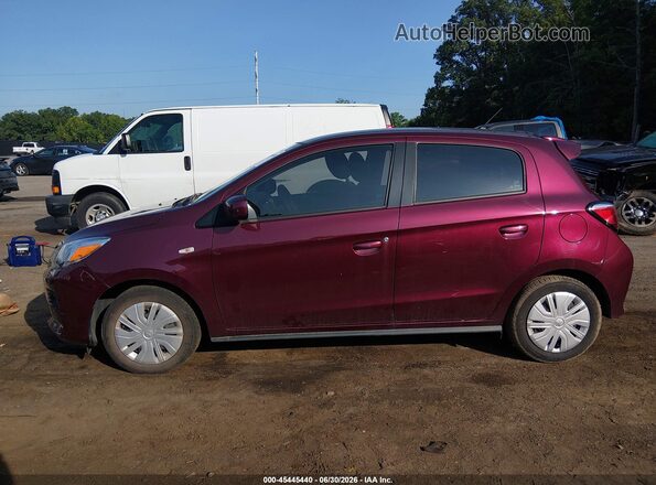 ML32AUHJ7RH010097 2024 MITSUBISHI MIRAGE Burgundy Սալոնի հետևի տեսք