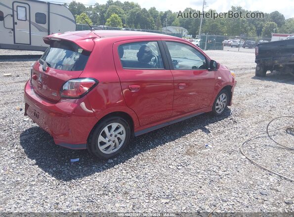 ML32AUHJ8MH005628 2021 MITSUBISHI MIRAGE Red Задня права чверть