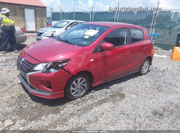ML32AUHJ8MH005628 2021 MITSUBISHI MIRAGE Red Передня ліва чверть