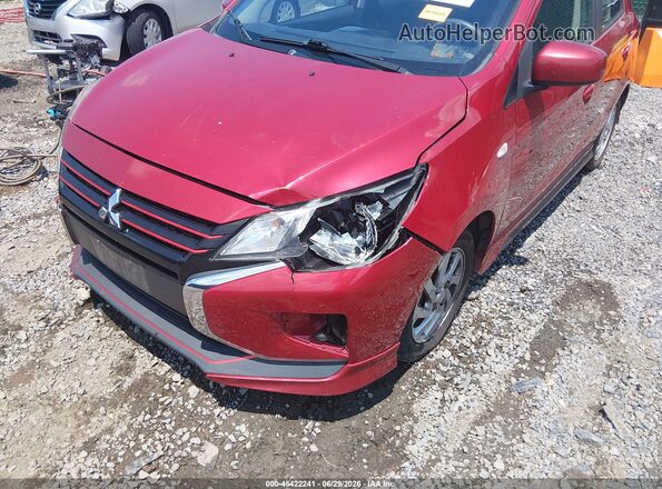 ML32AUHJ8MH005628 2021 MITSUBISHI MIRAGE Red Вид спереду