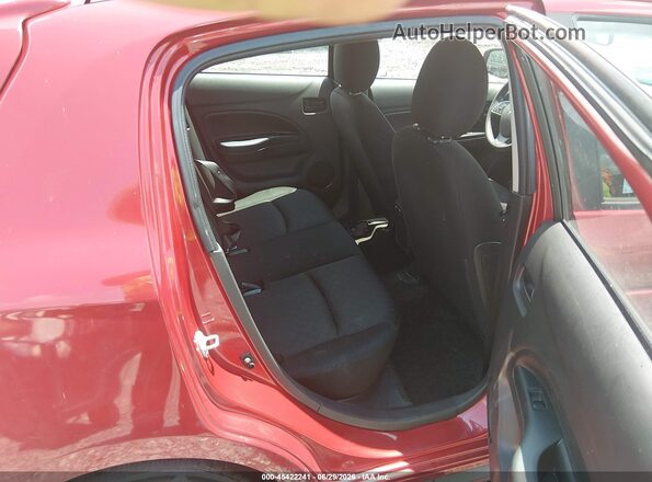 ML32AUHJ8MH005628 2021 MITSUBISHI MIRAGE Red Вид наклейки з VIN-кодом