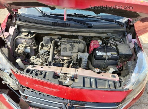 ML32AUHJ8MH009971 2021 MITSUBISHI MIRAGE Бордовый 