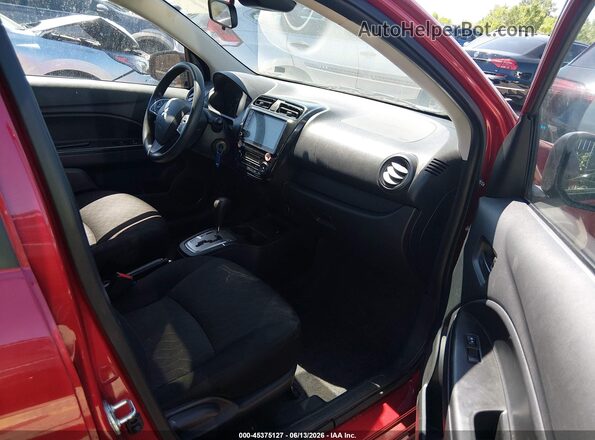 ML32AUHJ8NH008918 2022 MITSUBISHI MIRAGE Red Widok wnętrza z przodu