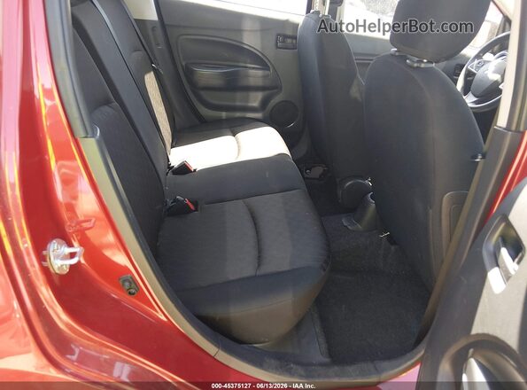 ML32AUHJ8NH008918 2022 MITSUBISHI MIRAGE Red Widok naklejki z numerem VIN