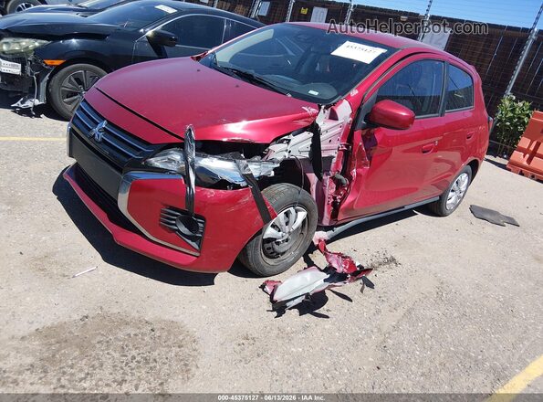 ML32AUHJ8NH008918 2022 MITSUBISHI MIRAGE Red Przód lewy