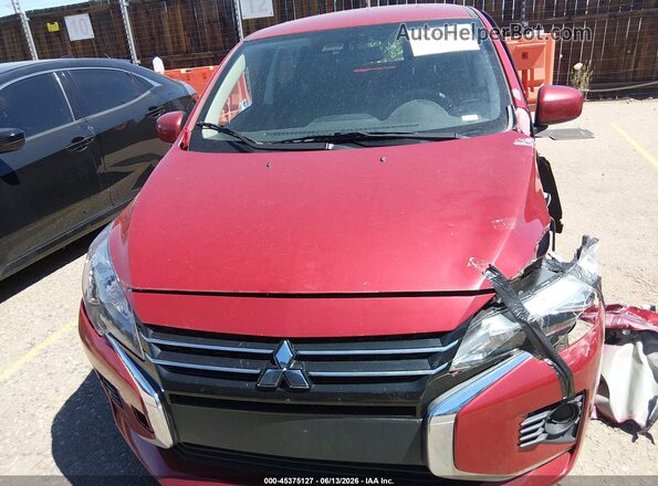 ML32AUHJ8NH008918 2022 MITSUBISHI MIRAGE Red Widok deski rozdzielczej