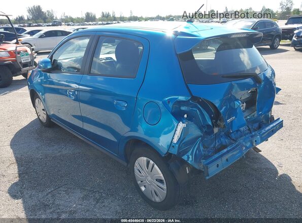 ML32AUHJ8RH017480 2024 MITSUBISHI MIRAGE Blue Rear left