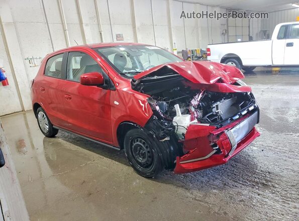 ML32AUHJ8RH018130 2024 MITSUBISHI MIRAGE Red Przód prawy
