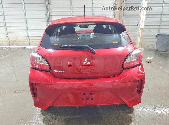 ML32AUHJ8RH018130 2024 MITSUBISHI MIRAGE Red Widok z tyłu