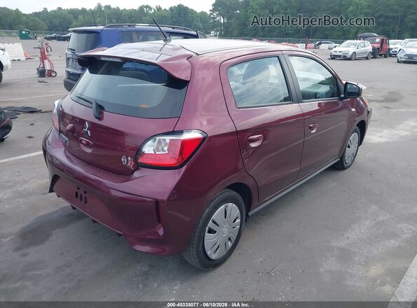 ML32AUHJ8RH035171 2024 MITSUBISHI MIRAGE Maroon Rear right