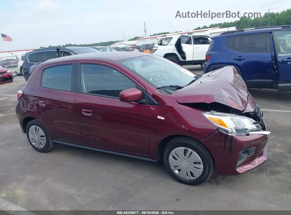 ML32AUHJ8RH035171 2024 MITSUBISHI MIRAGE Maroon Rear interior view