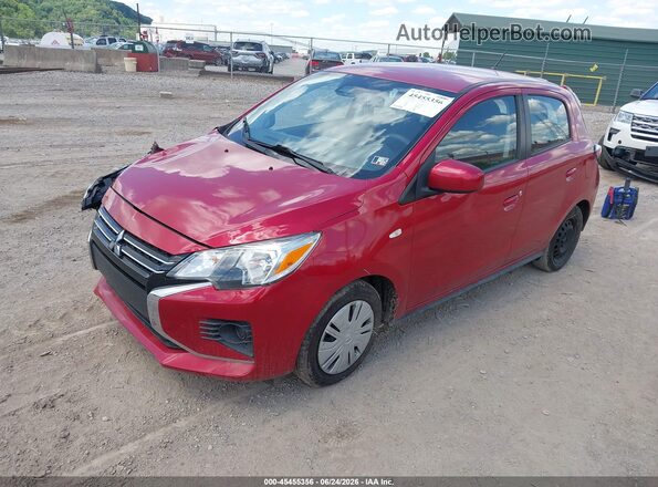 ML32AUHJ9MH004780 2021 MITSUBISHI MIRAGE Red Przód lewy