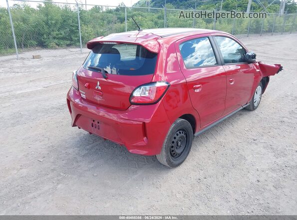 ML32AUHJ9MH004780 2021 MITSUBISHI MIRAGE Red Tył prawy