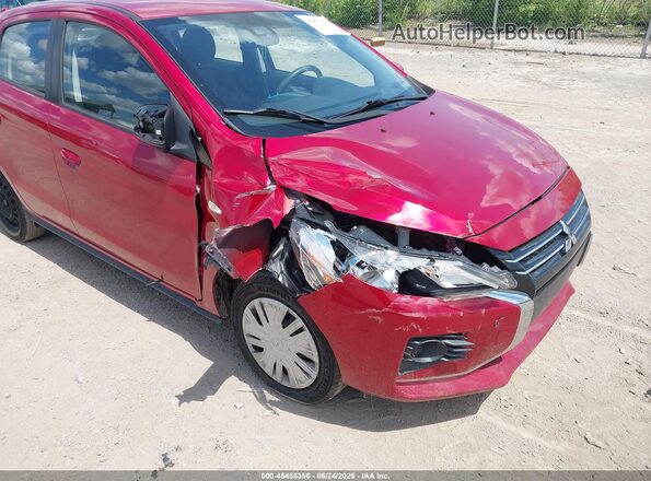 ML32AUHJ9MH004780 2021 MITSUBISHI MIRAGE Red Widok z przodu