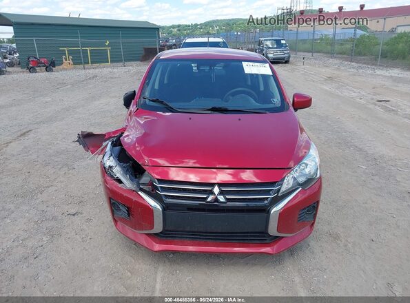 ML32AUHJ9MH004780 2021 MITSUBISHI MIRAGE Red Widok wnętrza z tyłu