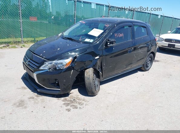 ML32AUHJ9PH006985 2023 MITSUBISHI MIRAGE Black Передня ліва чверть