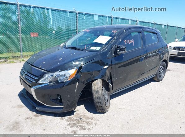 ML32AUHJ9PH006985 2023 MITSUBISHI MIRAGE Black Вид спереду
