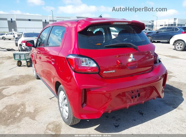 ML32AUHJ9RH006293 2024 MITSUBISHI MIRAGE Red უკანა მარცხენა
