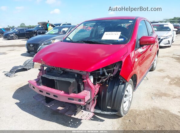 ML32AUHJ9RH006293 2024 MITSUBISHI MIRAGE Red წინა მარცხენა ხედი სამი მეოთხედიდან