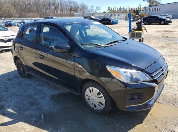ML32AUHJ9RH037592 2024 MITSUBISHI MIRAGE Black Передня права чверть