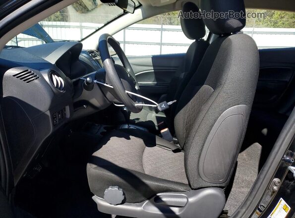 ML32AUHJ9RH037592 2024 MITSUBISHI MIRAGE Black Вид салону спереду