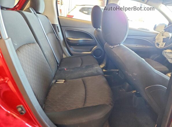 ML32AUHJXMH000754 2021 MITSUBISHI MIRAGE Red Rear seats view