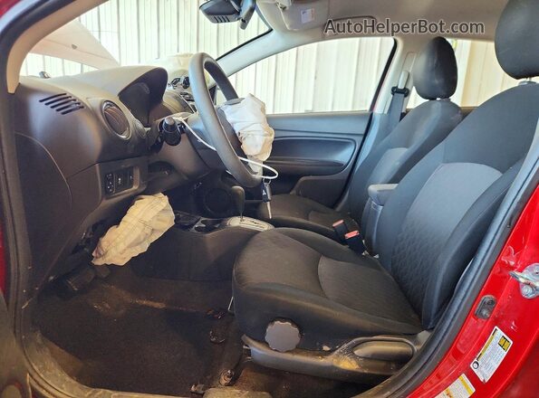 ML32AUHJXMH000754 2021 MITSUBISHI MIRAGE Red Front interior view