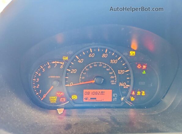 ML32AUHJXMH000754 2021 MITSUBISHI MIRAGE Red Instrument cluster view