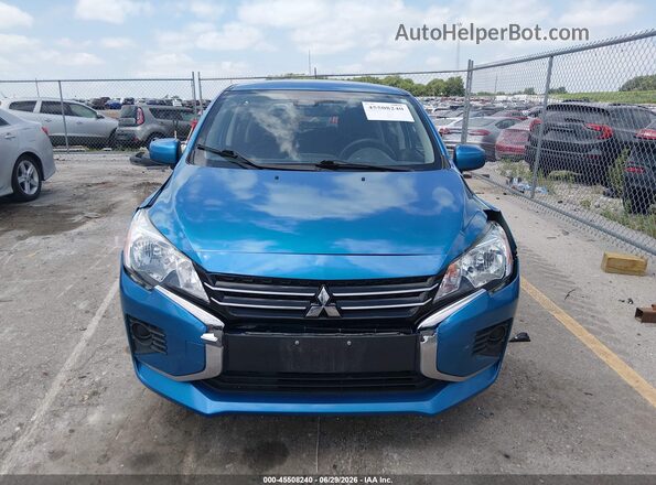ML32AUHJXMH002925 2021 MITSUBISHI MIRAGE Blue Vista del cuadro de instrumentos