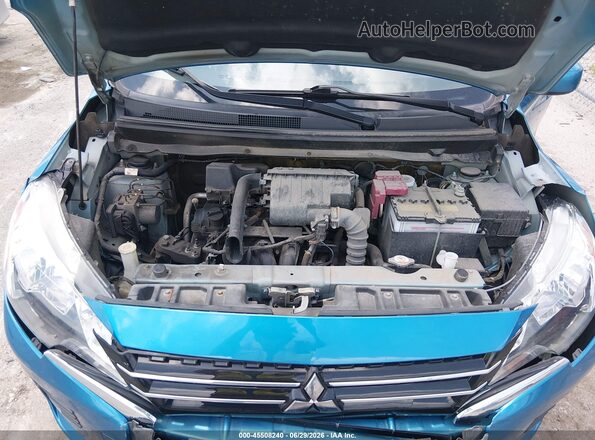 ML32AUHJXMH002925 2021 MITSUBISHI MIRAGE Blue Vista trasera