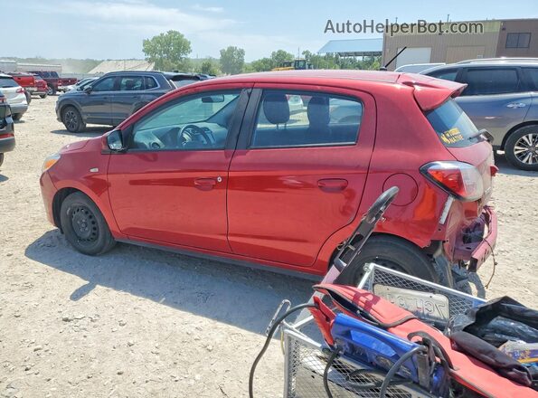 ML32AUHJXNH001873 2022 MITSUBISHI MIRAGE Red Rear left