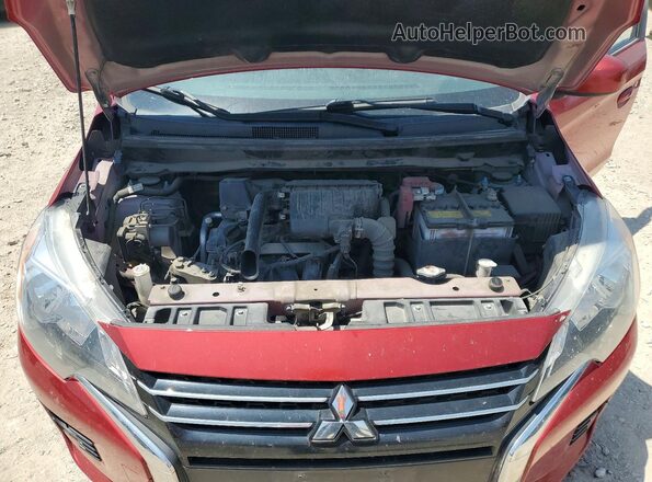 ML32AUHJXNH001873 2022 MITSUBISHI MIRAGE Red Rear interior view