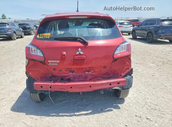 ML32AUHJXNH001873 2022 MITSUBISHI MIRAGE Red Rear view