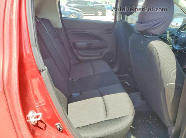 ML32AUHJXNH001873 2022 MITSUBISHI MIRAGE Red Rear seats view