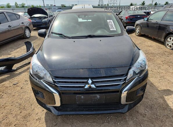 ML32AUHJXNH005664 2022 MITSUBISHI MIRAGE Черный Вид спереди