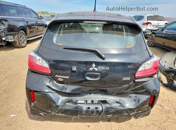 ML32AUHJXNH005664 2022 MITSUBISHI MIRAGE Черный Вид сзади