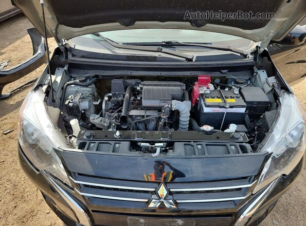 ML32AUHJXNH005664 2022 MITSUBISHI MIRAGE Черный Вид задней части салона