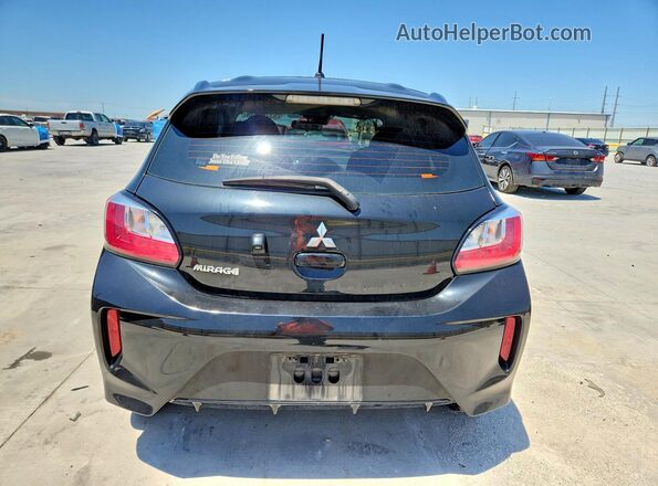 ML32AUHJXNH009570 2022 MITSUBISHI MIRAGE Black Вид ззаду