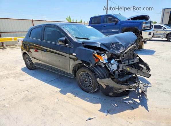 ML32AUHJXNH009570 2022 MITSUBISHI MIRAGE Black Передня права чверть