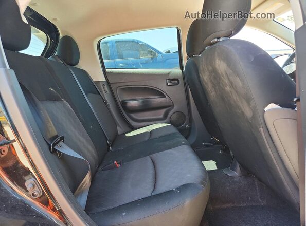 ML32AUHJXNH009570 2022 MITSUBISHI MIRAGE Black Вид задніх сидінь